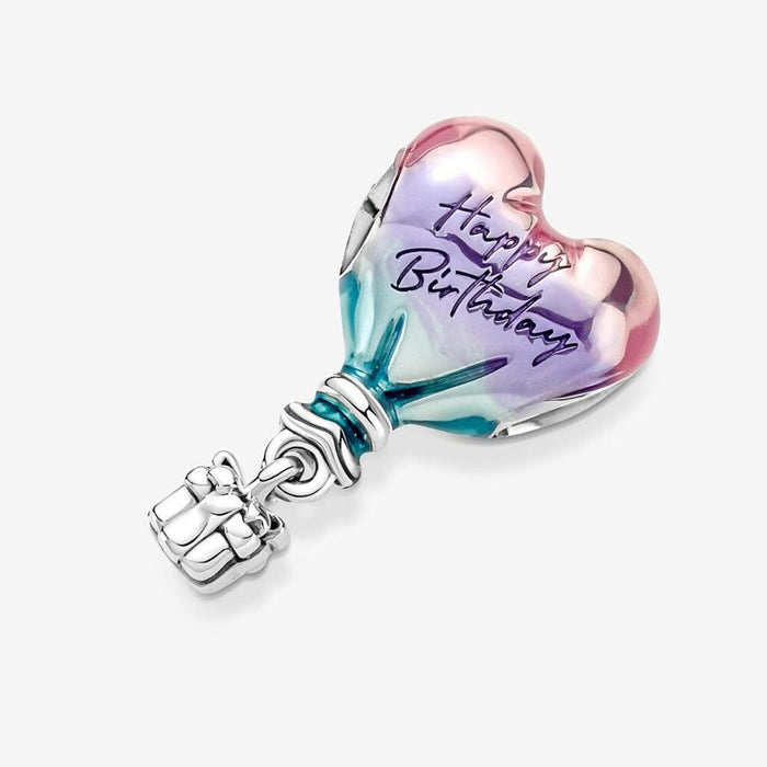 "PANDORA : Happy Birthday Hot Air Balloon Charm -"