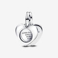 PANDORA : Heart Magnifying Glass Double Dangle Charm - PANDORA : Heart Magnifying Glass Double Dangle Charm