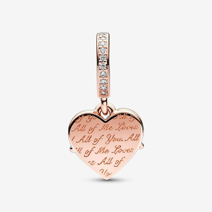 "PANDORA : Heart & Mum Dangle Charm -"