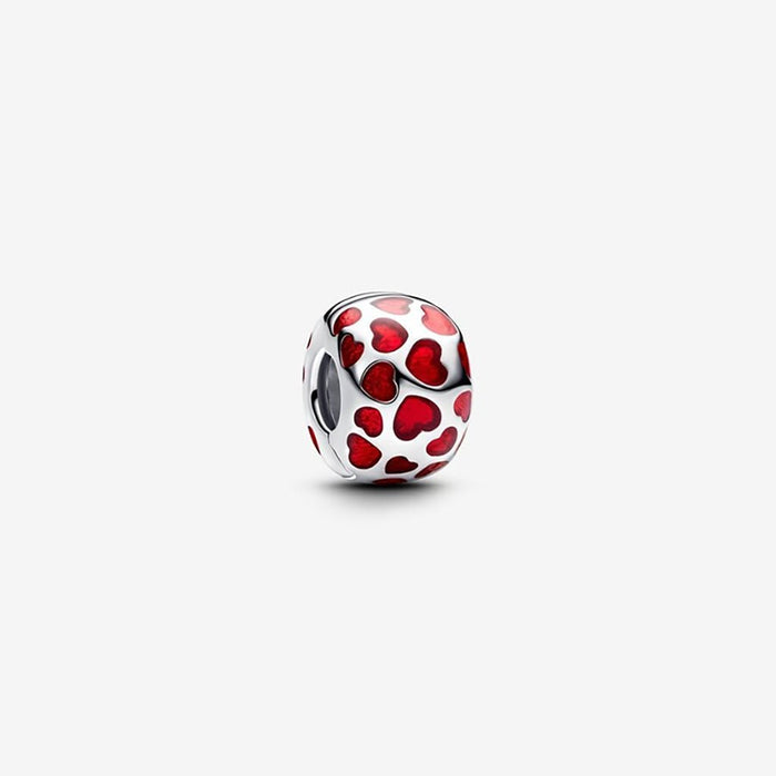PANDORA : Hearts Round Clip Charm - PANDORA : Hearts Round Clip Charm