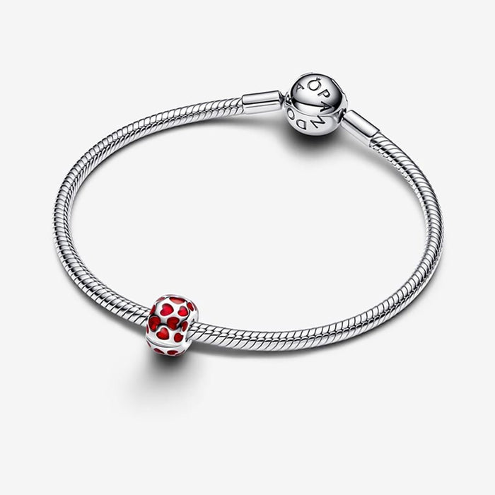 PANDORA : Hearts Round Clip Charm - PANDORA : Hearts Round Clip Charm