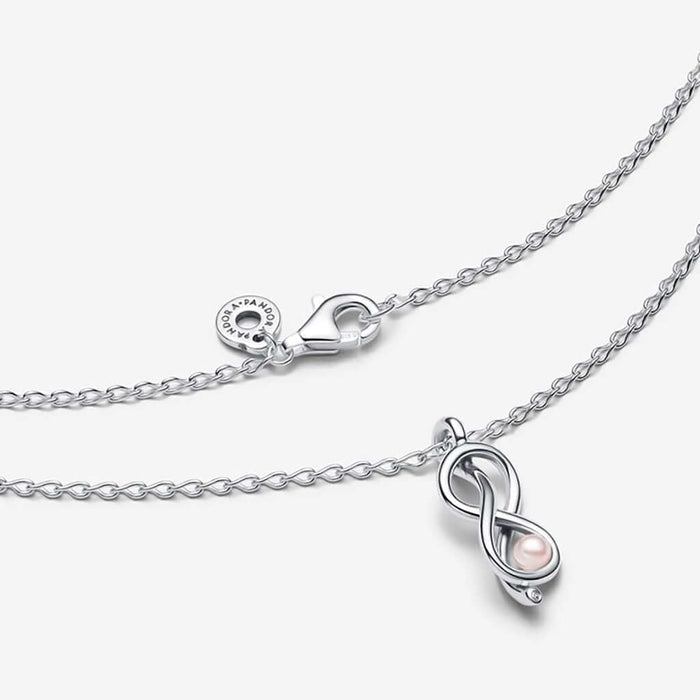 PANDORA : Infinity Knot Collier Necklace - Sterling Silver