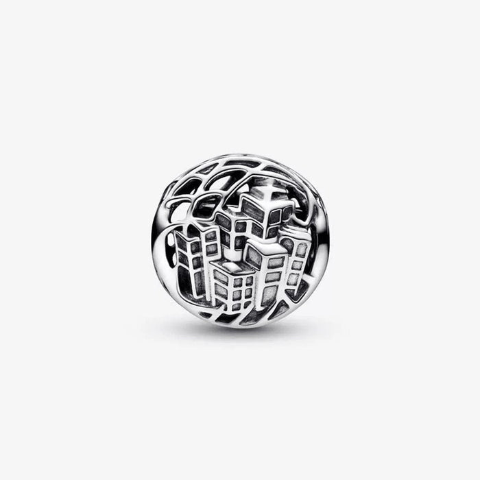 "PANDORA : Marvel Spider-Man Soaring City Charm -"