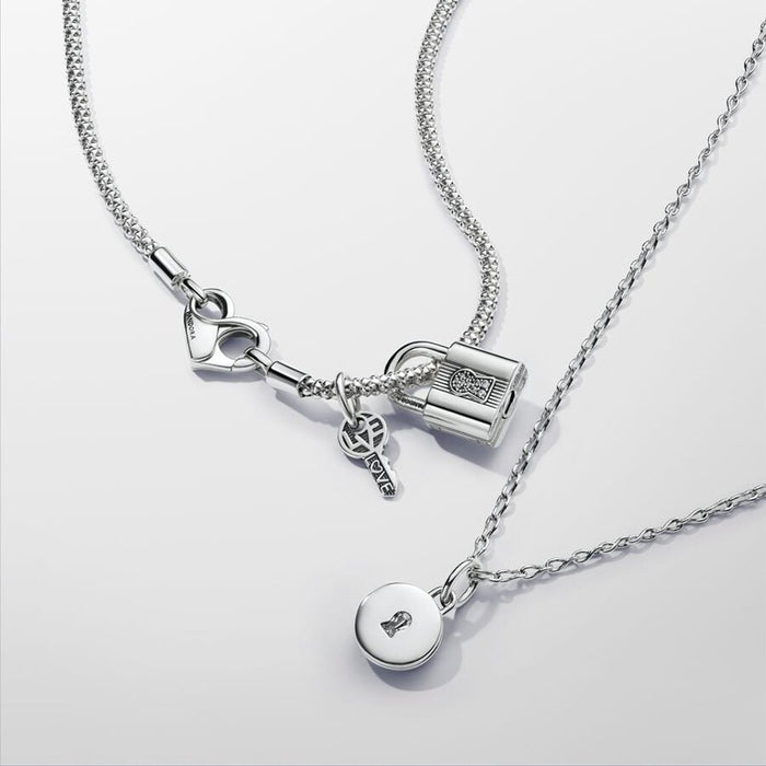 ANDORA : Openable & Engravable Love Locket Dangle Charm - Sterling Silver - ANDORA : Openable & Engravable Love Locket Dangle Charm - Sterling Silver