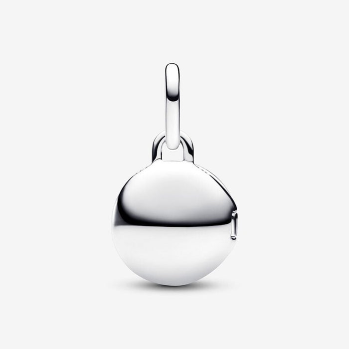 ANDORA : Openable & Engravable Love Locket Dangle Charm - Sterling Silver - ANDORA : Openable & Engravable Love Locket Dangle Charm - Sterling Silver