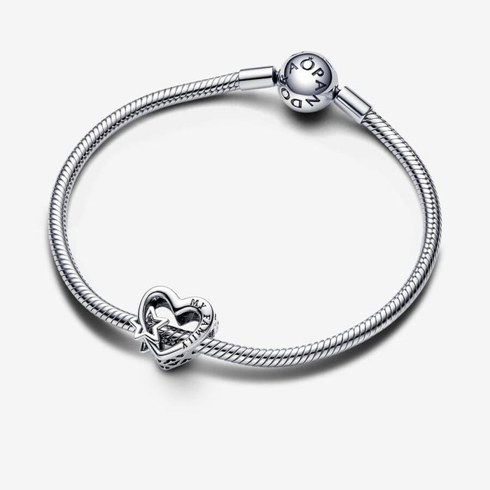 PANDORA : Openwork Family Heart & Star Charm - PANDORA : Openwork Family Heart & Star Charm