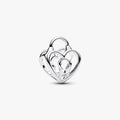 Pandora : Openwork Heart Padlock Charm