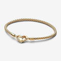 Pandora Moments - Pandora bracelet - Studded Chain Bracelet - Gold - Pandora near me
