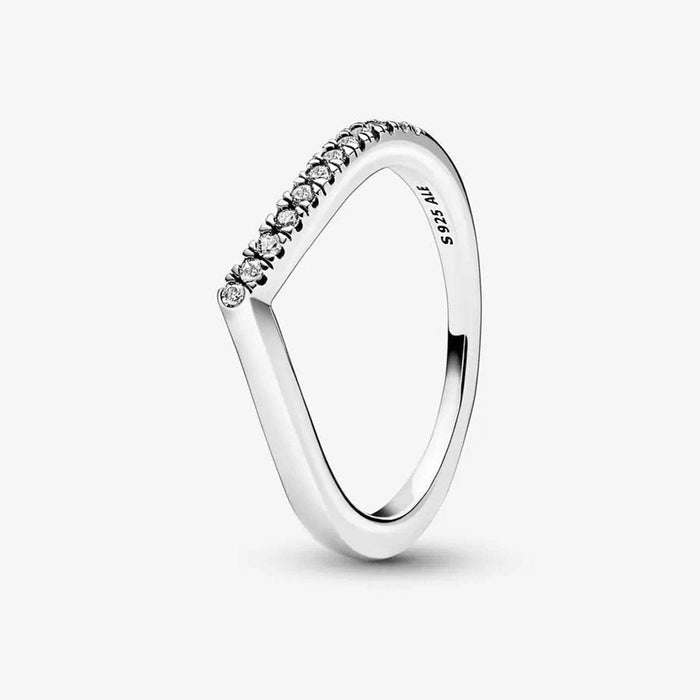 "PANDORA : Pandora Timeless Wish Half Sparkling Ring -"