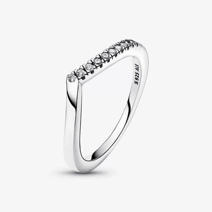 "PANDORA : Pandora Timeless Wish Half Sparkling Ring -"