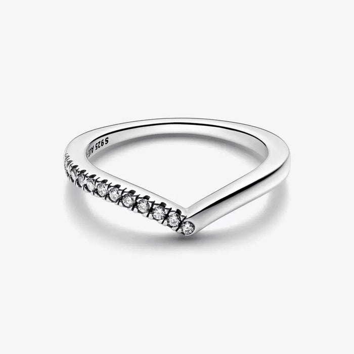 "PANDORA : Pandora Timeless Wish Half Sparkling Ring -"