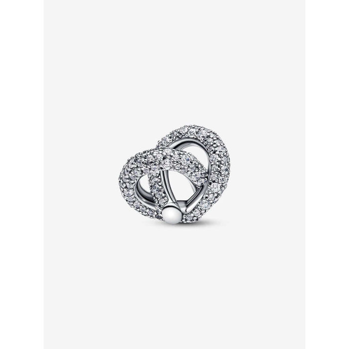 PANDORA : Pavé Infinity Knot Heart Charm