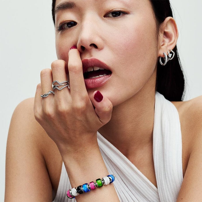 PANDORA : Polished Wave Ring - Sterling Silver - PANDORA : Polished Wave Ring - Sterling Silver