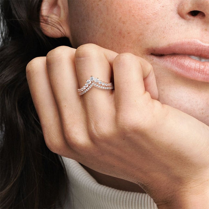 "PANDORA : Princess Wishbone Ring - PANDORA : Princess Wishbone Ring"