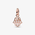 "PANDORA : Protective Hamsa Hand Dangle Charm - PANDORA : Protective Hamsa Hand Dangle Charm"