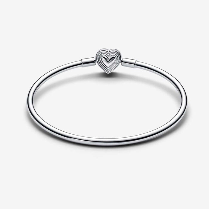Pandora - Radiating Heart Clasp - Bangle - Bracelet - Pandora bracelet - charm bracelet - Pandora near me