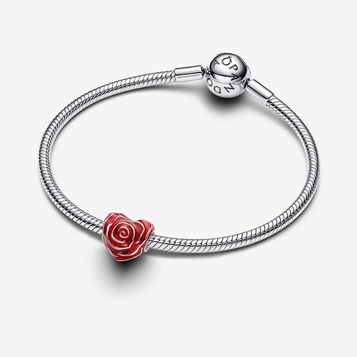 PANDORA : Rose Heart Charm - PANDORA : Rose Heart Charm