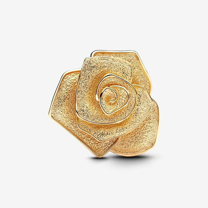PANDORA : Rose in Bloom Oversized Charm - PANDORA : Rose in Bloom Oversized Charm