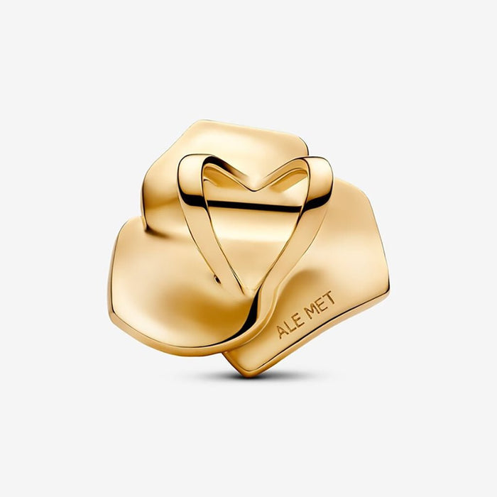 PANDORA : Rose in Bloom Oversized Charm - PANDORA : Rose in Bloom Oversized Charm
