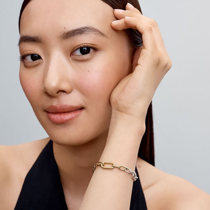 PANDORA : Pandora ME Link Chain Bracelet in Two - Tone - PANDORA : Pandora ME Link Chain Bracelet in Two - Tone