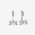 PANDORA : Sparkling Bow Drop Earrings - PANDORA : Sparkling Bow Drop Earrings