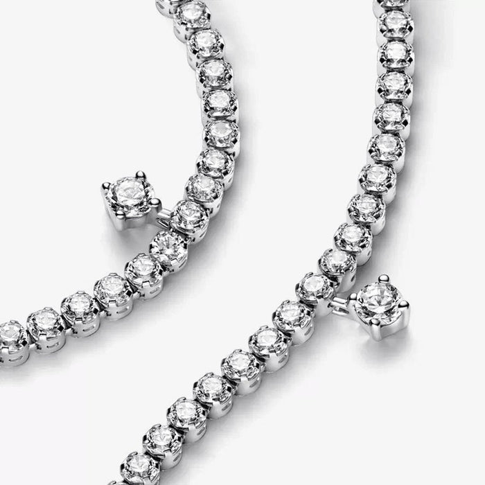 "PANDORA : Sparkling Drops Tennis Bracelet -"