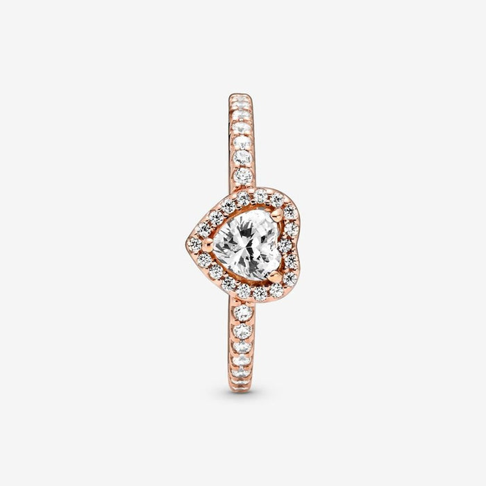 "PANDORA : Sparkling Elevated Heart Ring - PANDORA : Sparkling Elevated Heart Ring"