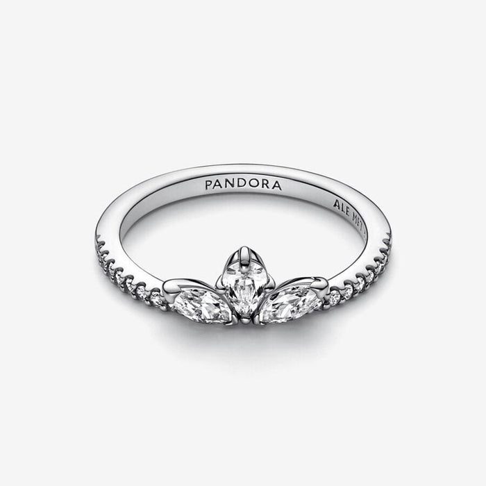 "PANDORA : Sparkling Herbarium Cluster Ring -"