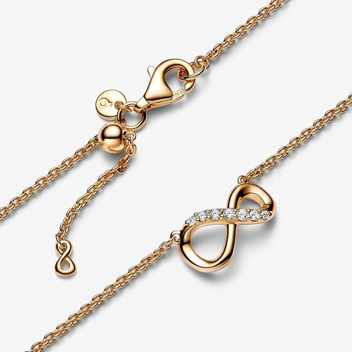 "PANDORA : Sparkling Infinity Collier Necklace -"