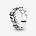 "PANDORA : Sparkling Marquise Double Wishbone Ring -"