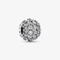 "PANDORA : Sparkling Pavé Round Charm -"