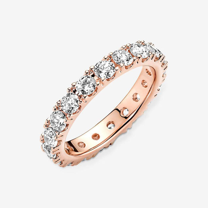 "PANDORA : Sparkling Row Eternity Ring -"