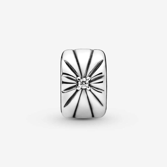 PANDORA : Sparkling Sunburst Clip Charm