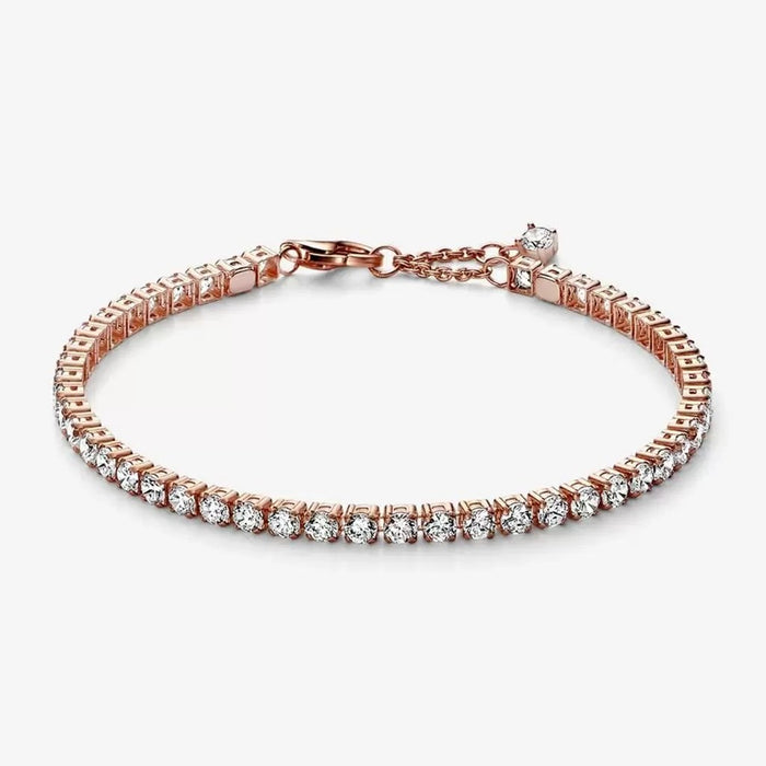 "PANDORA : Sparkling Tennis Bracelet -"