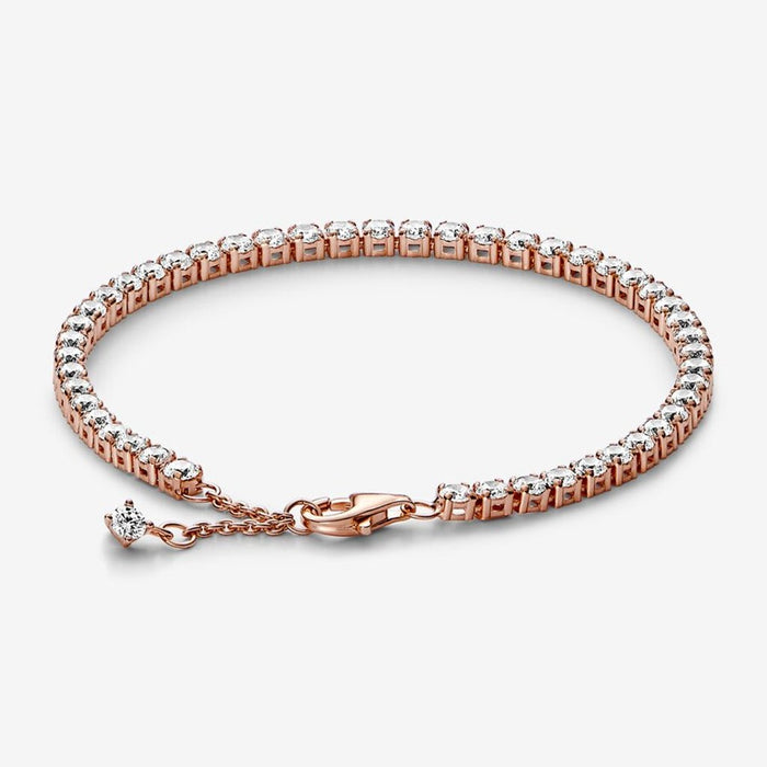 "PANDORA : Sparkling Tennis Bracelet -"