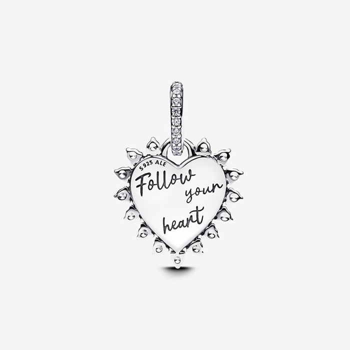 PANDORA : Spinnable Arrow Heart Dangle Charm - PANDORA : Spinnable Arrow Heart Dangle Charm