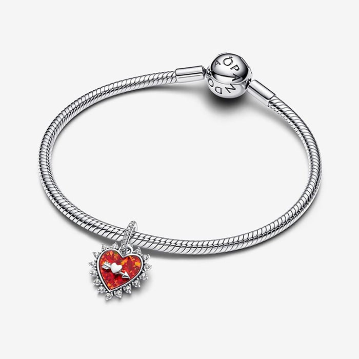 PANDORA : Spinnable Arrow Heart Dangle Charm - PANDORA : Spinnable Arrow Heart Dangle Charm