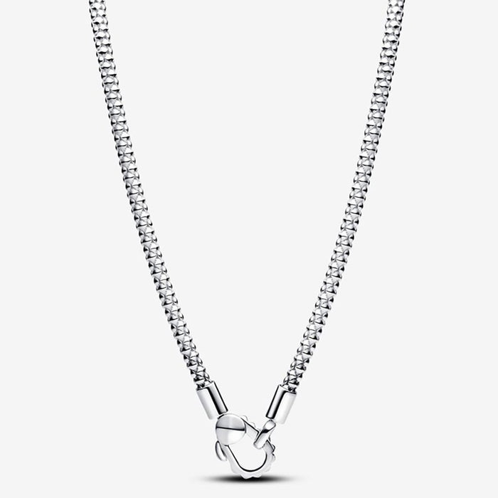 PANDORA : Studded Clasp & Chain Necklace - PANDORA : Studded Clasp & Chain Necklace