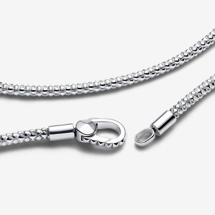 PANDORA : Studded Clasp & Chain Necklace - PANDORA : Studded Clasp & Chain Necklace