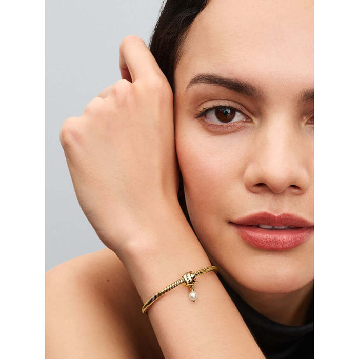 Pandora - Treated Freshwater Cultured Pearl Ribbon Charm - Pandora charm - Pandora near me - Gifts for her