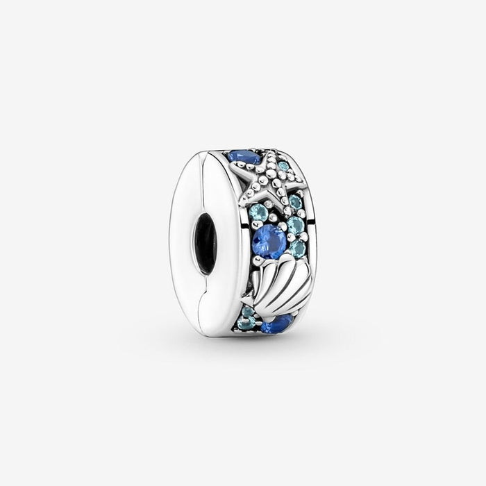 "PANDORA : Tropical Starfish & Shell Clip Charm -"