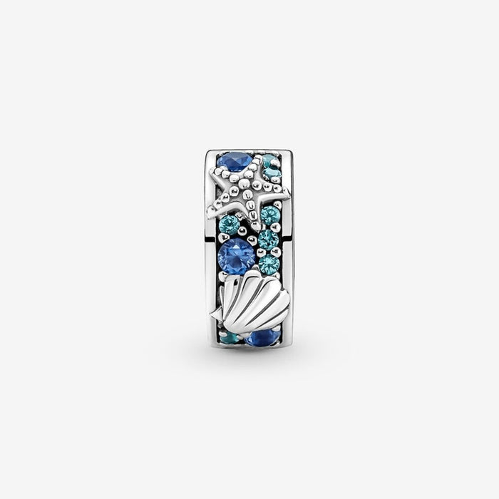 "PANDORA : Tropical Starfish & Shell Clip Charm -"