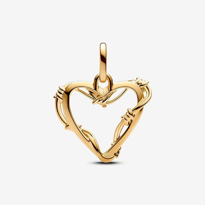 PANDORA : Wire Heart Dangle Charm - PANDORA : Wire Heart Dangle Charm