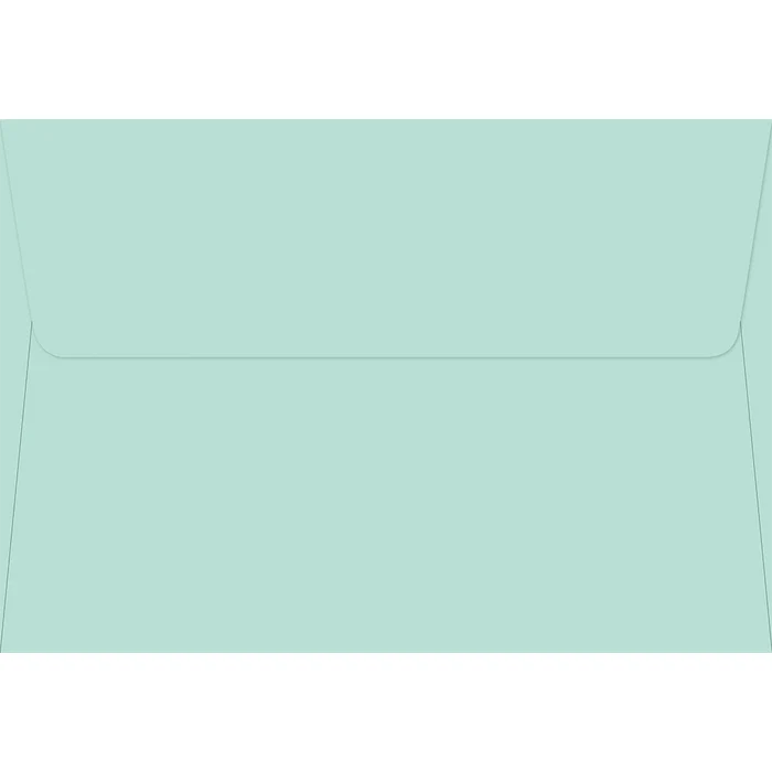 Light blue envelope with a white background