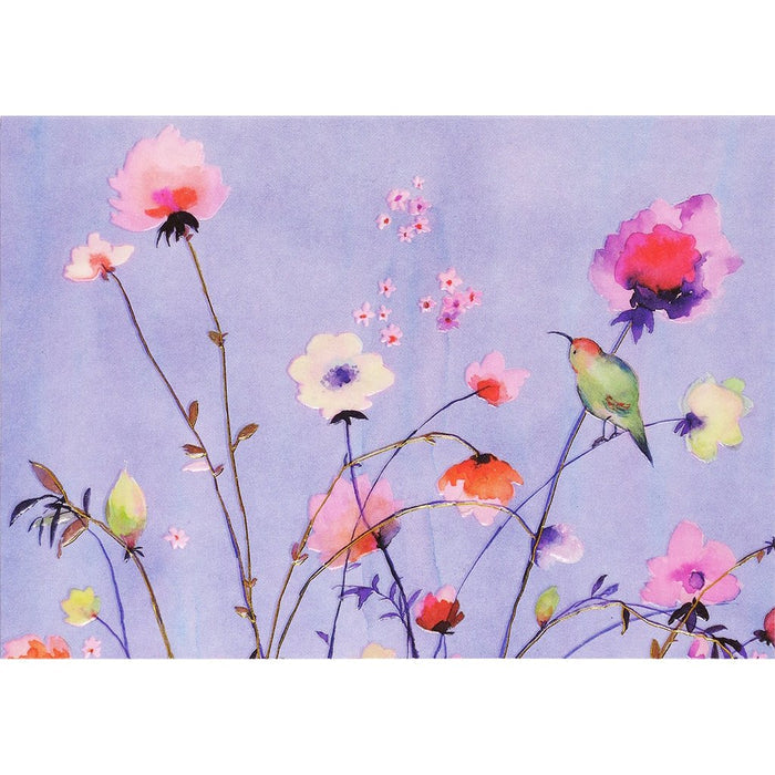 Peter Pauper Press : Note Cards - Lavender Wildflowers - Peter Pauper Press : Note Cards - Lavender Wildflowers
