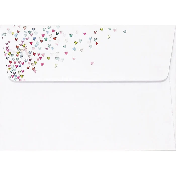 Peter Pauper Press Tree of Hearts Thank You Notes with heart-themed design