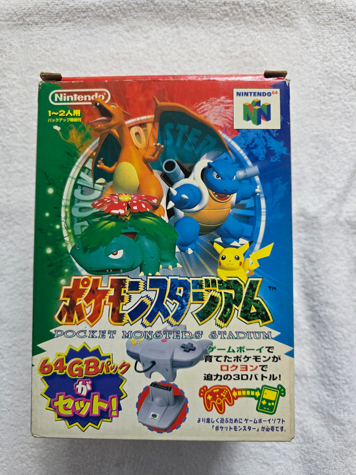 Pocket Monsters Stadium Kin Gin – Nintendo 64 Strategy RPG Game NTSC-J