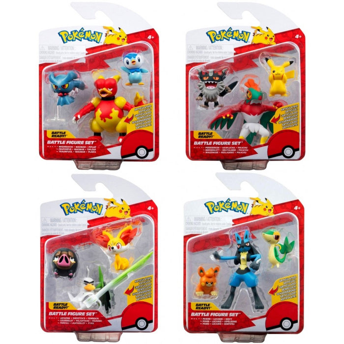 Pokémon 3 pack Battle Figure