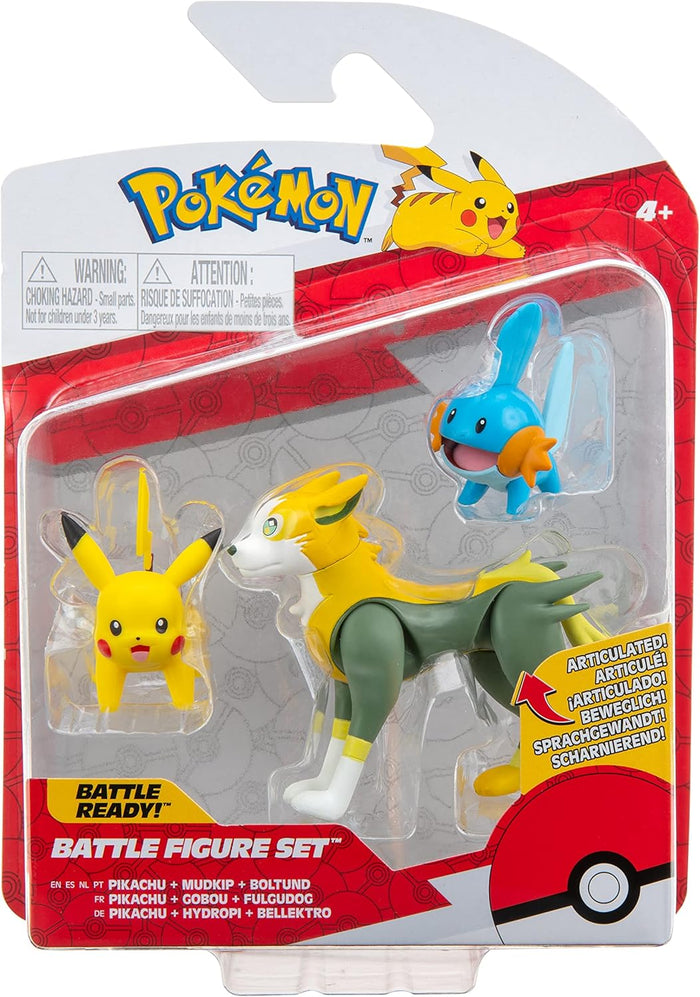 Pokémon 3 pack Battle Figure