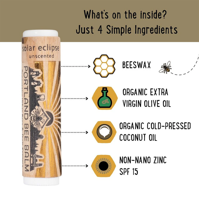 Portland Bee : Solar Eclipse Balm (SPF15) Lip Balm
